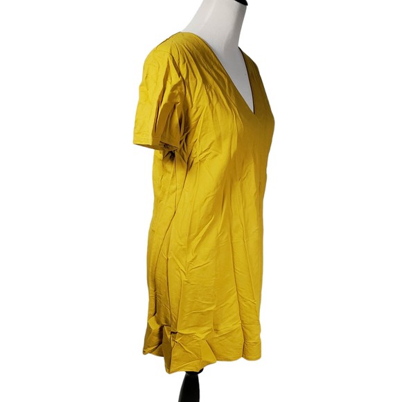 ZARA WB Collection Women's size Medium Mustard Yellow Dress - Gently Used - Picture 4 of 8